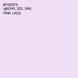 #F0DEF6 - Pink Lace Color Image